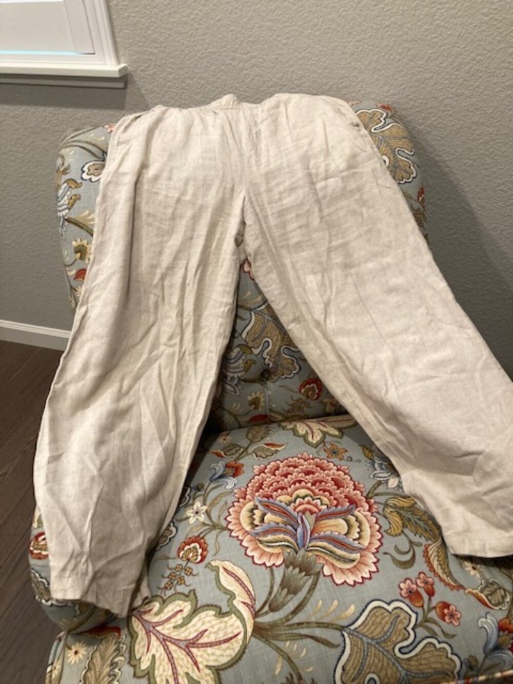 Old Navy Linen Pants in Taupe